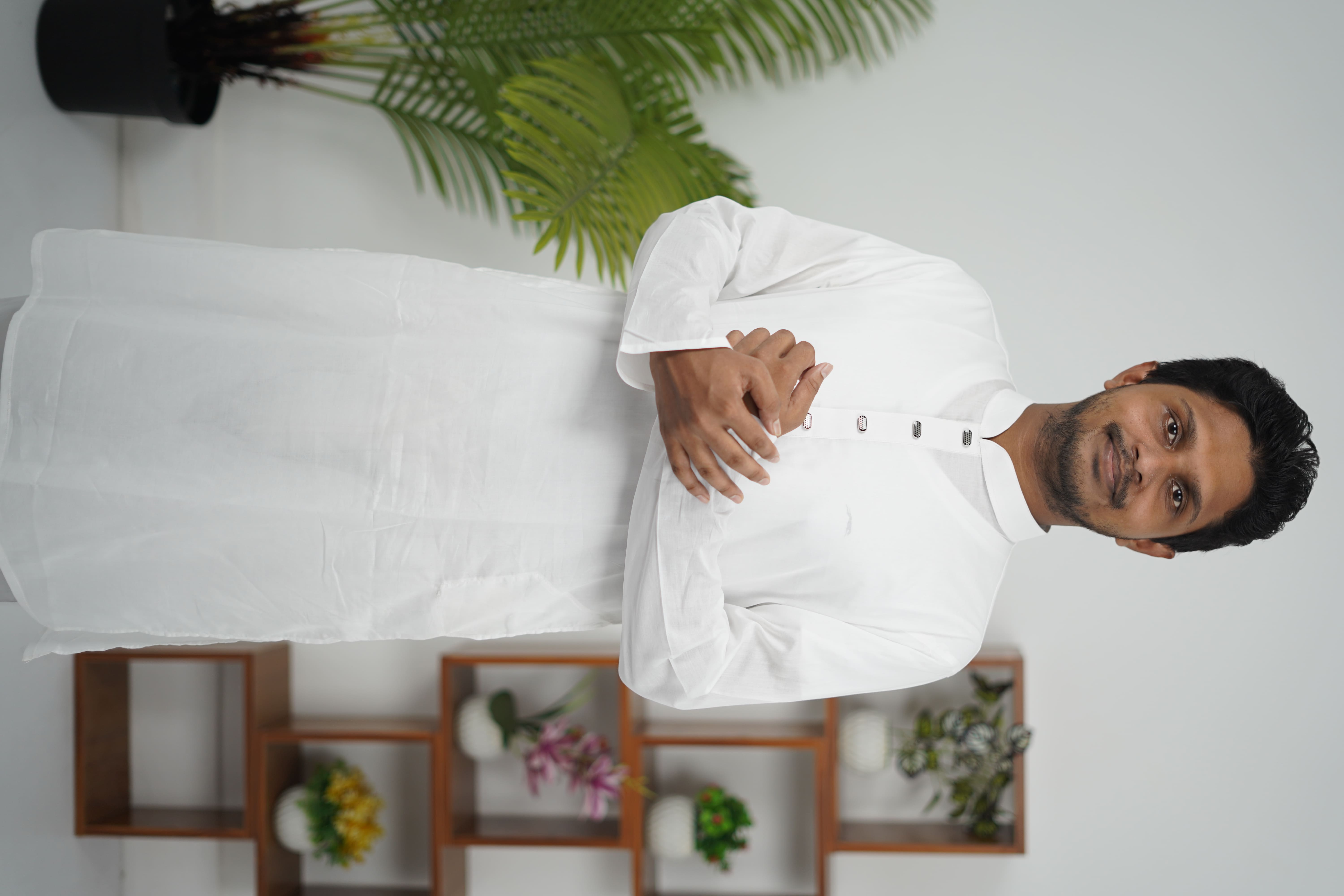 Nirzhor Classic White Panjabi